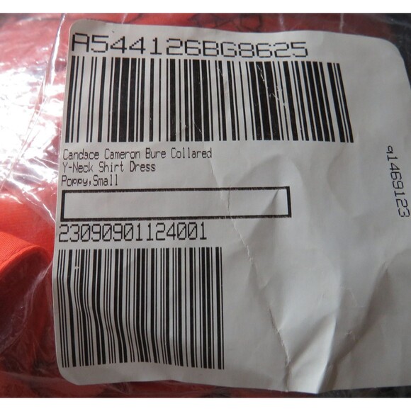 Candace Cameron Bure Lightweight French Terry Y Neck Collared Dress Size Small - Picture 4 of 9